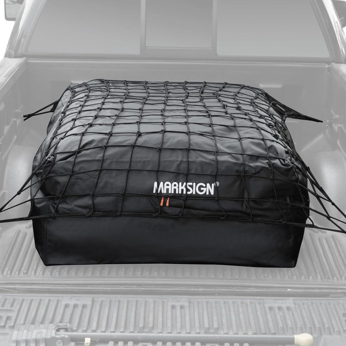 Truck Bed Bag with Cargo Net, 100% Waterproof Truck Cargo Bag Fits Any Truck Size with 4 Handles, 26 Cubic Feet (51''x40''x22'', Patent Pending)