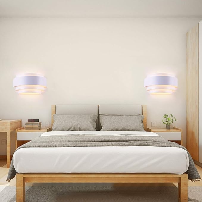 LightInTheBox Modern Wall Sconce Set of 2 Indoor Wall Light Fixture Half Moon