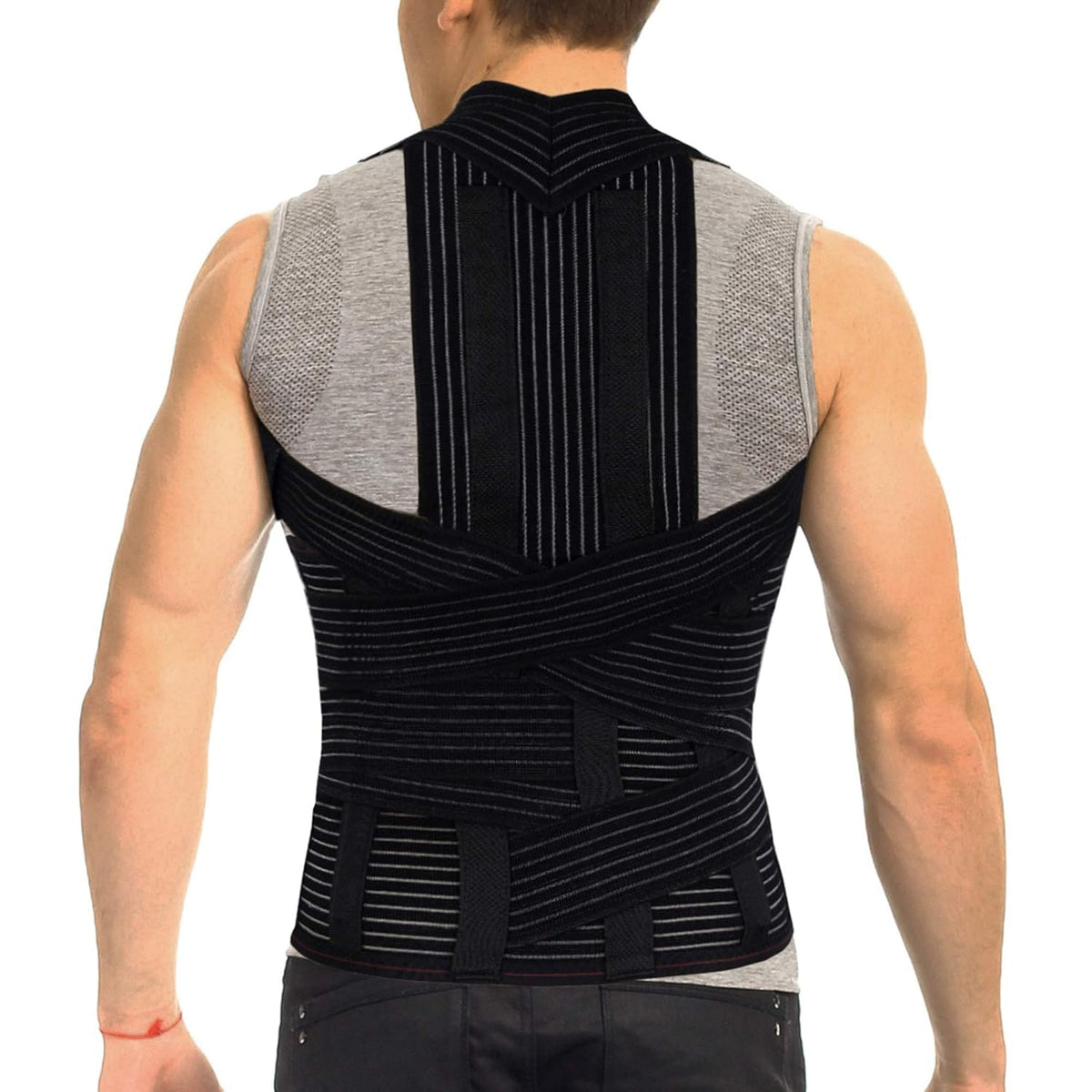ORTONYX TLSO Full Back Support Brace - Lightweight & Breathable Pain Relief for Thoracic Kyphosis & Herniated Disc | ACHB5248-S
