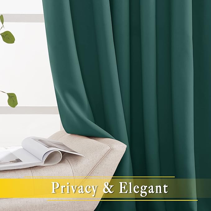 NICETOWN Bedroom Window Blackout Curtain Panel