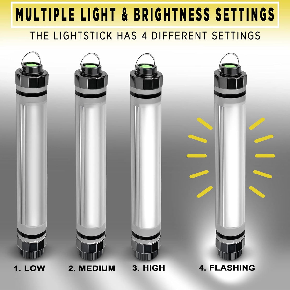 SunJack LightStick Camplight - Waterproof Rechargeable LED Lantern & Power Bank for Camping, Hiking, Boating, and Emergency Use