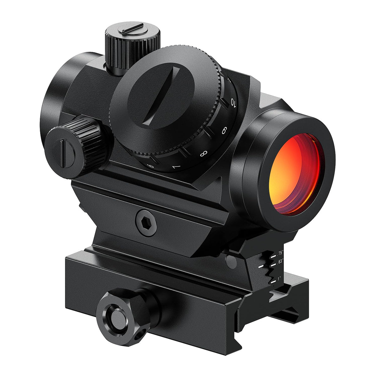 Feyachi RDS-20 Red Dot Sight 4 MOA Red Dot Sight Scope with Sdjustable Riser Mount(.75 inch, 83 inch, and 1 inch)