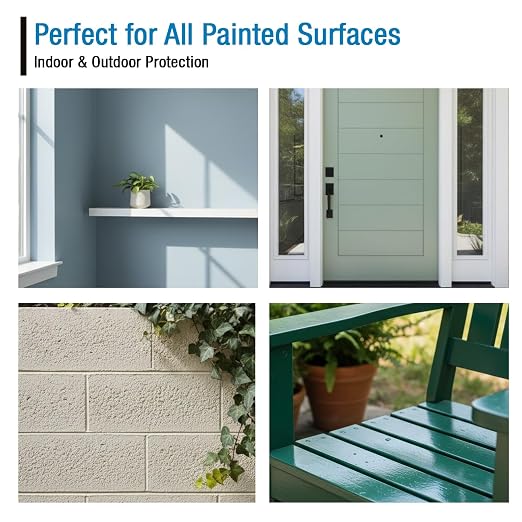 Rain Guard Water Sealers SP-9005 Paint Sealer 5 Gallon - Clear Semi-Satin Finish - Water Repellent Protection for All Painted Surfaces - Water-Based Silane/Siloxane Acrylic