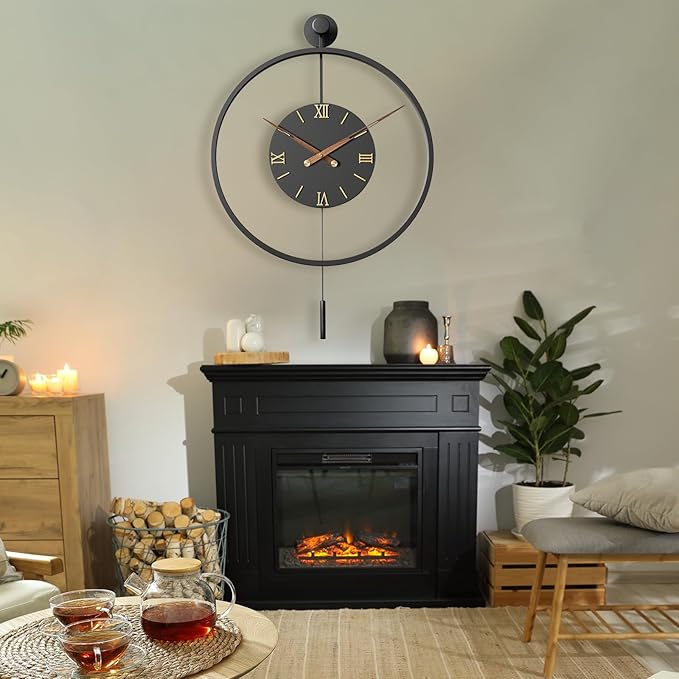 30.7×20 Inch Large Modern Decorative Wall Clocks
