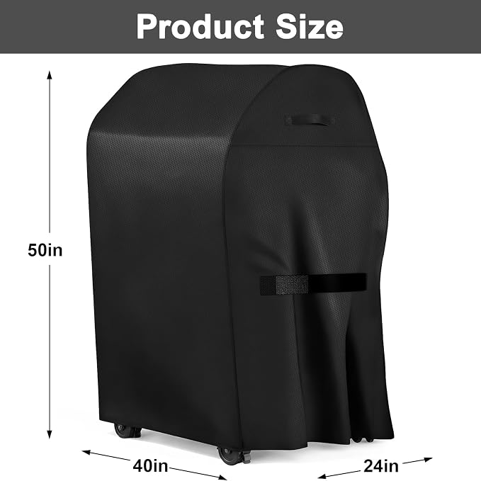 Grill Cover, 40-inch Heavy Duty Oxford Outdoor Waterproof Grill Covers, Dust-Proof Windproof UV Resistant BBQ Gas Cover Fit Most Brands Char Broil, Weber, Brinkmann, Holland