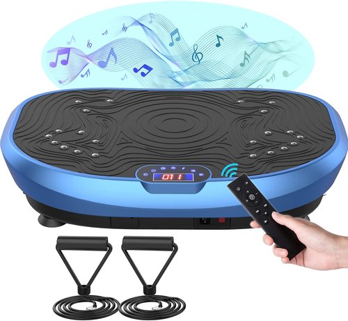 AXV Vibration Plate Exercise Machine - Whole Body Workout Fitness Platform for Weight Loss & Toning