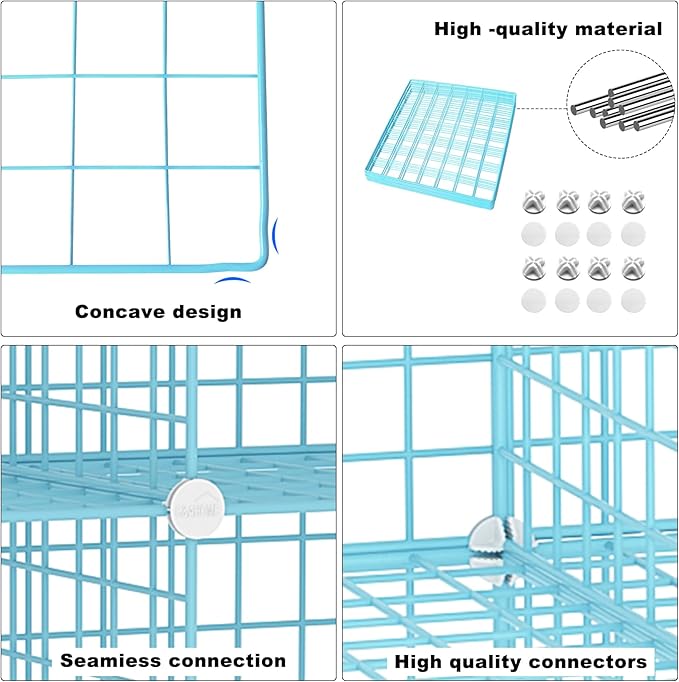 C&AHOME Wire Cube Storage, 9