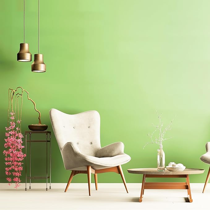 Light Green Peel and Stick Wallpaper, 15.7 X 157 inches Renter Friendly
