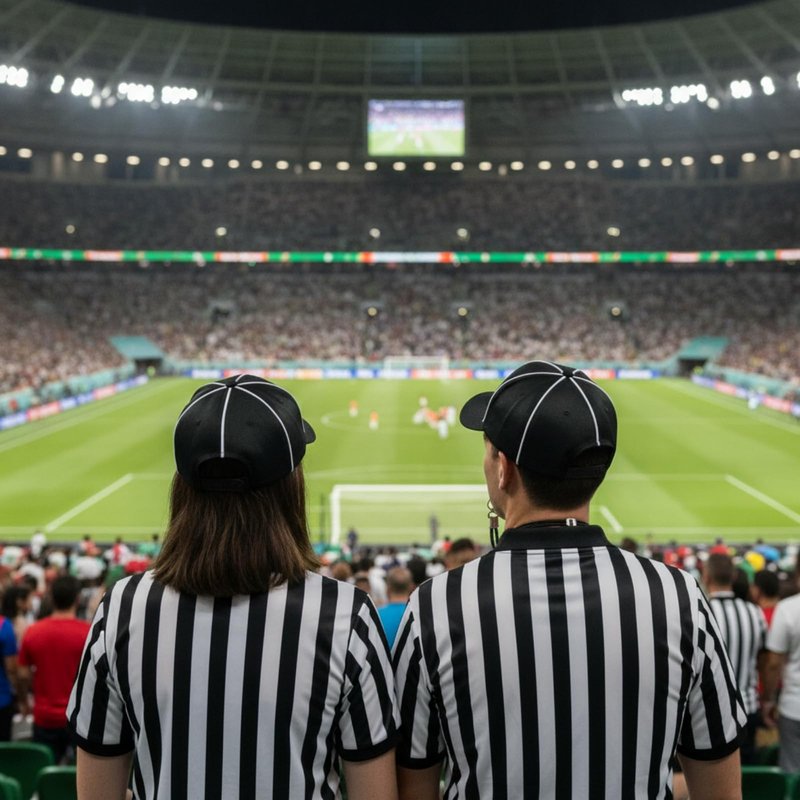 Geyoga 4 Pcs Referee Shirt Soccer Jersey for World Soccer Official Referee Costume Set Football Jersey Hat Whistle Lanyard(L)