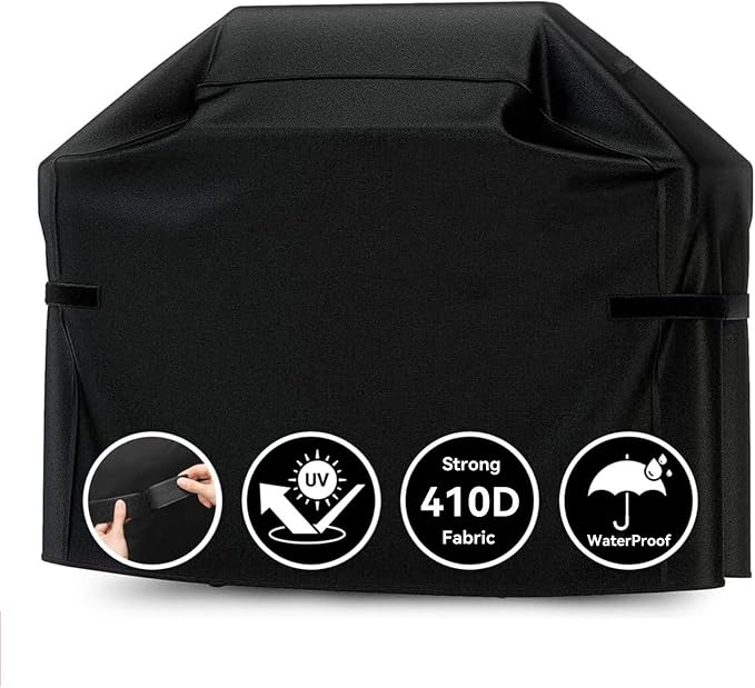 57 Inch Grill Cover for Outdoor Grill, Heavy Duty Waterproof BBQ Cover, Fade Resistant & Tear Resistant Gas Grill Cover