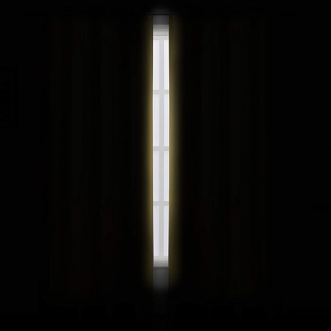 LEMOMO Yellow Thermal Blackout Curtains/52 x 95 Inch/Set of 2 Panels Room