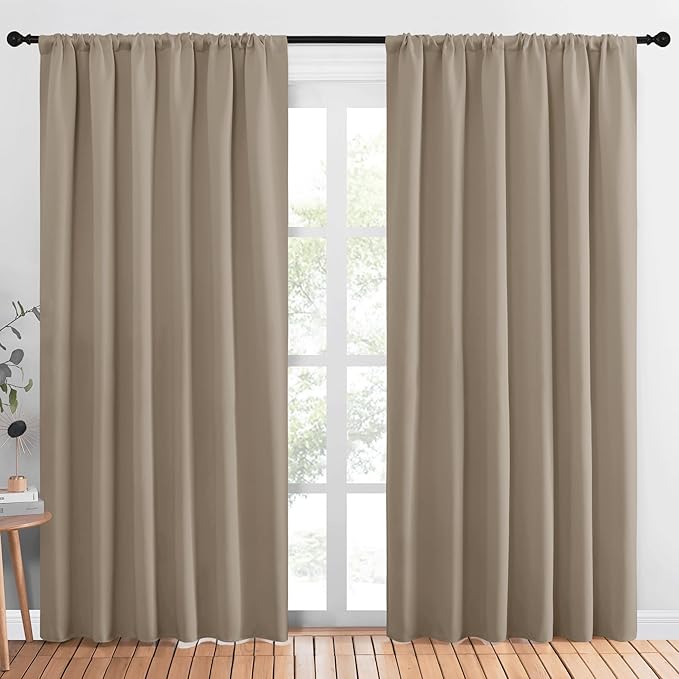 NICETOWN Living Room Curtains, 1 Pair, 70 x 84-inch, Home Decorations Thermal
