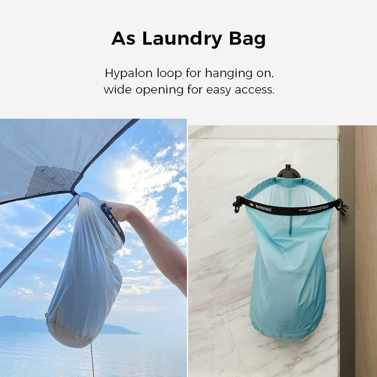 Bee Nesting Waterproof Dry Bag - Lightweight Marine Dry Sack for Kayaking, Rafting & Outdoor Adventures