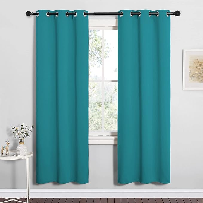 NICETOWN Room Darkening Curtains 72 inch Length 2 Panels, Thermal Insulated