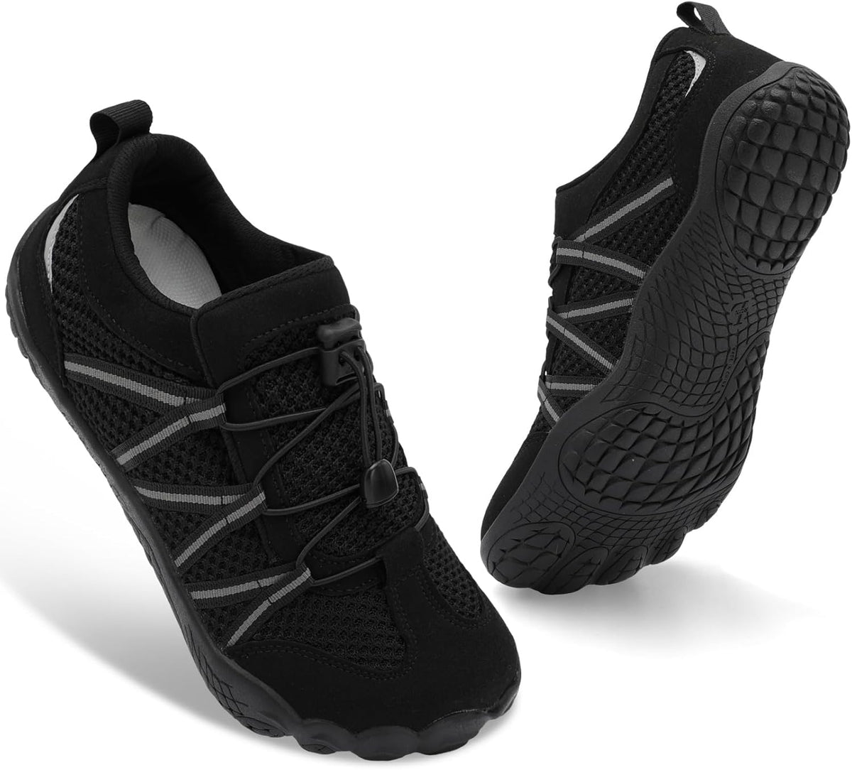 Spesoul Barefoot Shoes - Lightweight Minimalist Slip-On Sneakers with Wide Toe Box for Hiking & Running