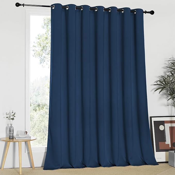NICETOWN Blackout Patio Curtains 100 x 95 Inches Long