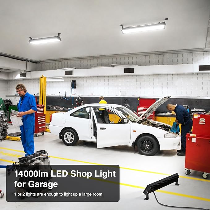 Onforu LED Shop Lights, 100W 14000lm Ultra Bright LED Work Lights