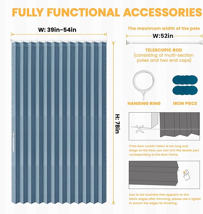AJAZZ Blackout Accordion Door