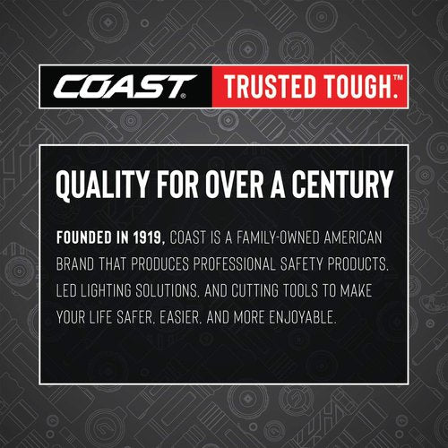 COAST® EAL17 LED Emergency Area Light - 460 Lumens, 50-Hour Runtime, Dual Color