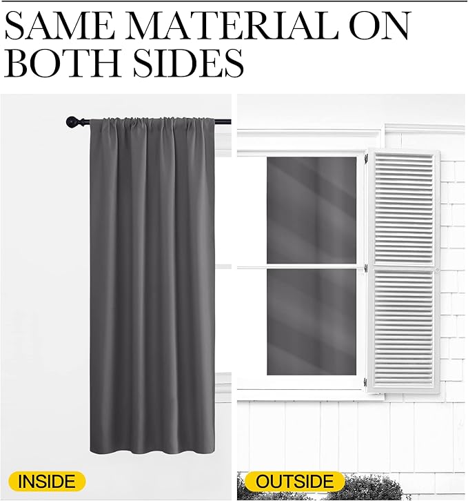 NICETOWN Blackout Curtain Panels