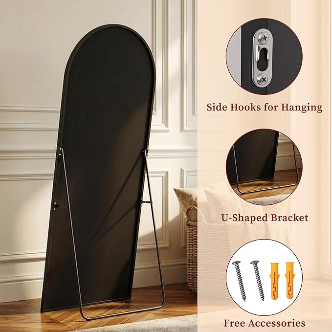 Suidia 81"x41" Arched Full Length Mirror