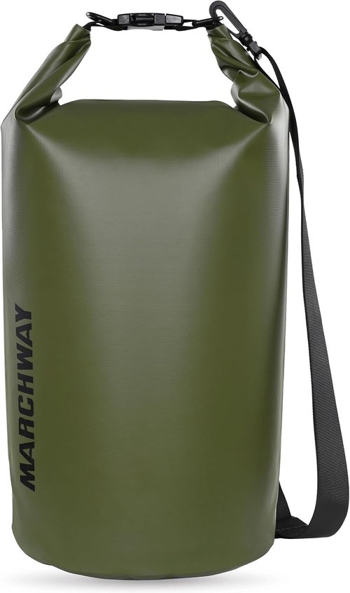 MARCHWAY Waterproof Dry Bag Backpack - Keeps Gear Dry for Kayaking, Camping & Hiking | 5L/10L/20L/30L/40L