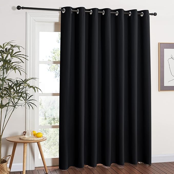 NICETOWN Blackout Sliding Glass Door Curtain