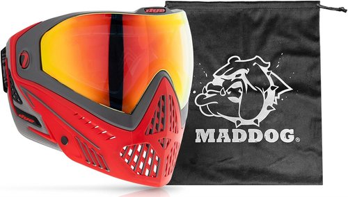 Maddog Dye i5 Thermal Paintball Mask - Anti-Fog Goggles with Microfiber Bag | Safety Certified Protection