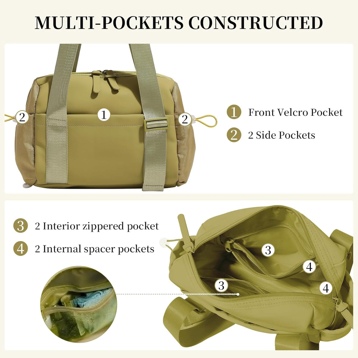Small Gym Bag for Women Mini Gym Duffle Bag with Wet Compartment,mini duffle Tote Bag small duffle bag for Workout/Sport/Travel (Green)