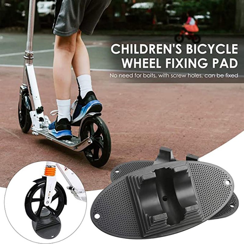 OZXNO 2 Pcs Scooter Stand Black Scooter Rack Parking Kick Scooter Holder Stand Suitable for 95 mm to 120 mm Wheels