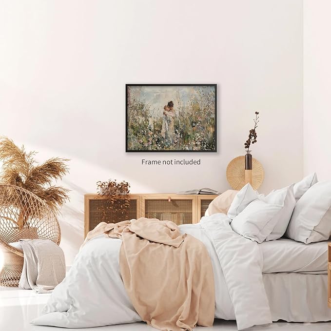 rumlud Nature Flower Poster Vintage Botanical Floral Wall Art Antique