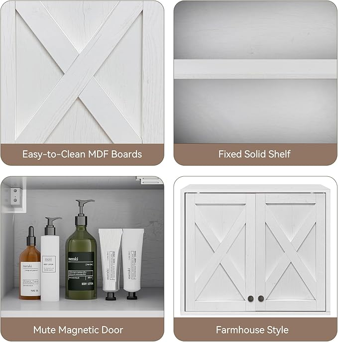 YOURLITE Laundry Cabinet, Medicine Cabinet, Bathroom Kitchen Storage Wall