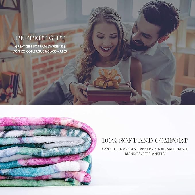 Jekeno Food Blanket Gifts for Women Kids Girls Boys Mom Wife Men Birthday Christmas Halloween Easter Presents Home Bedroom Living Room Bed Sofa Decor Plush Throw 60"x80"