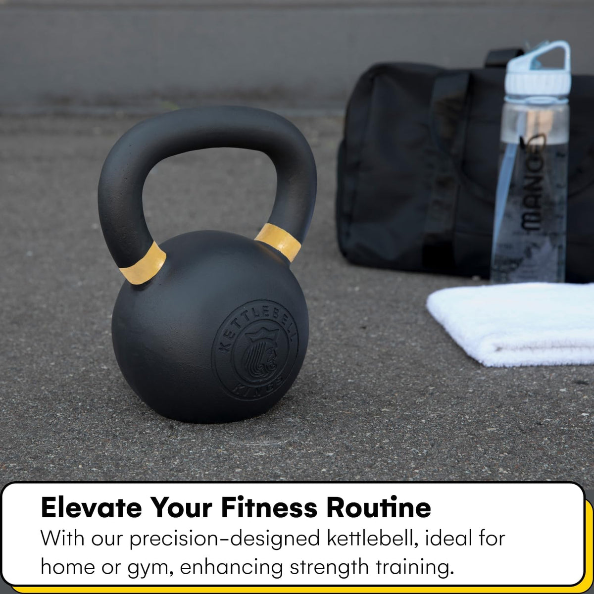 Powder Coated Kettlebells Set (9-97 lb) - Strength Training Weights for Home Gym