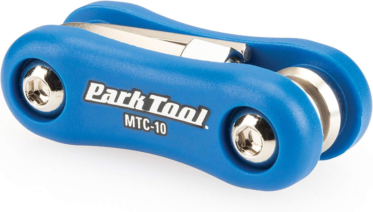 Park Tool MTC-10 Bicycle Multi-Tool with 3, 4, 5 & 8mm Hex Wrenches, T25 & Screwdriver