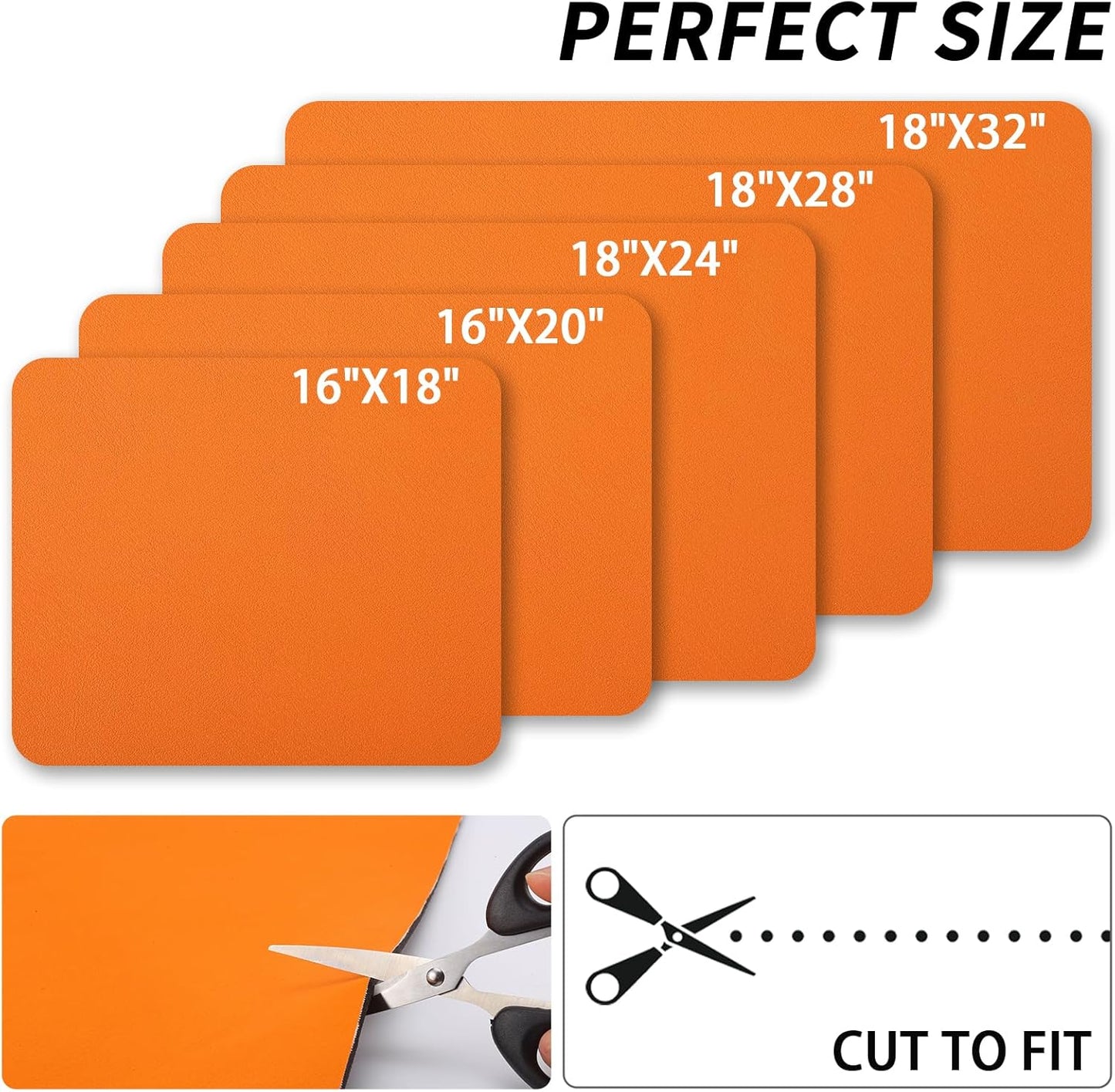 Dish Drying Mat for Kitchen Counter, Heat Resistant Drainer Mats with Non-slip Rubber Backed, Hide Stain Kitchen Super Absorbent Draining Mat, Easy to Clean Dish Rack Pad, Orange 16"x20"