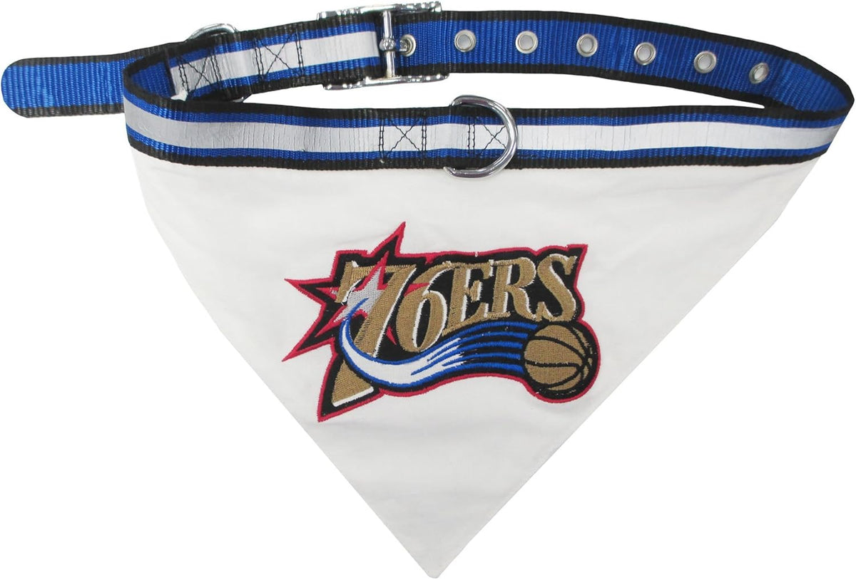 Oklahoma City Thunder Pet Bandana & Reflective Adjustable Collar - Large Size