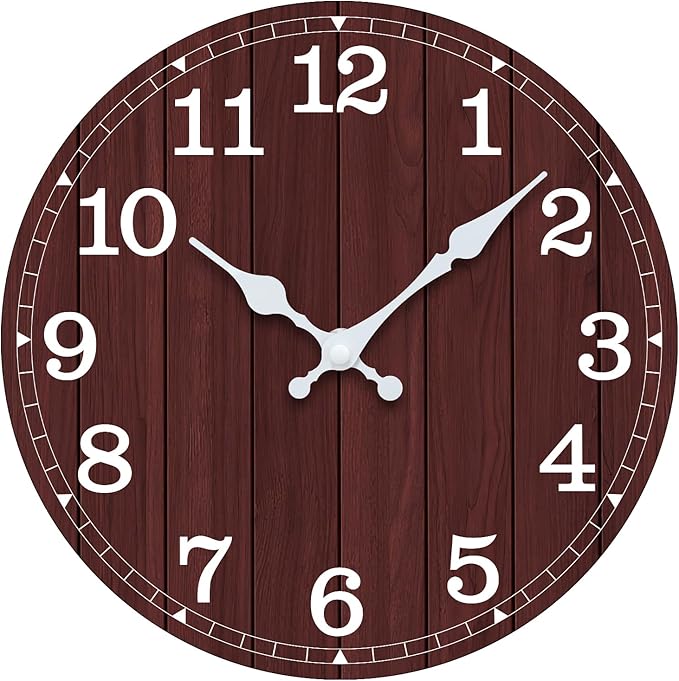 Wall Clock, Modern Wall Clocks Battery Operated, Silent Non Ticking Clock