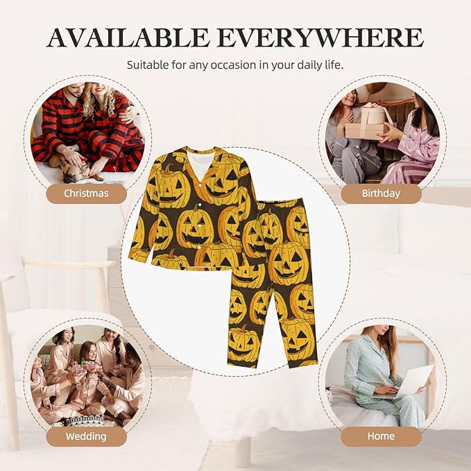 Retro Bee And Floral Women'S Pajama Sets Ultra-Soft Printed Sleepwear