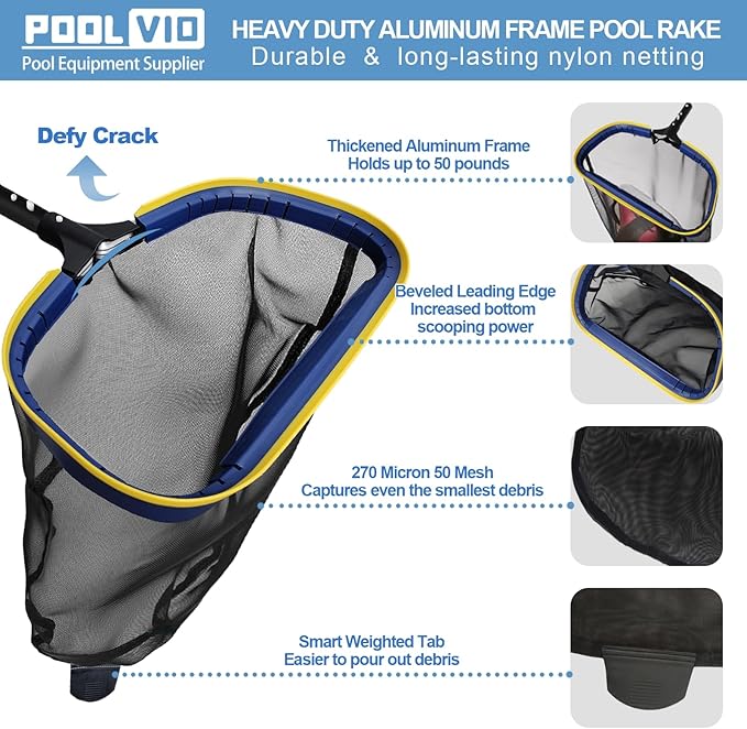 Poolvio Cleaning Kit Bundle – Premium Inground & Standard Above Ground