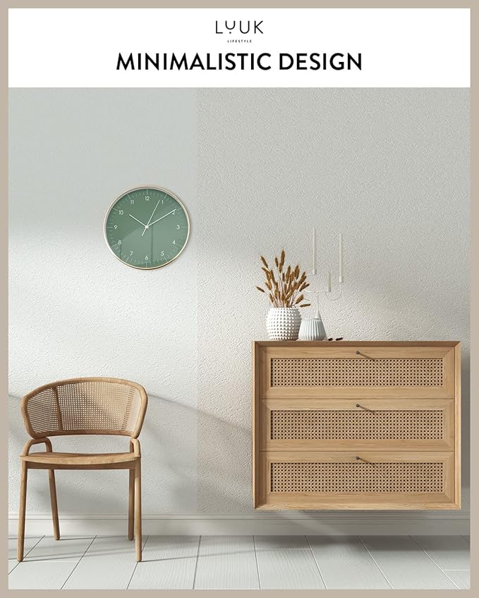 LUUK LIFESTYLE Silent wall Clock