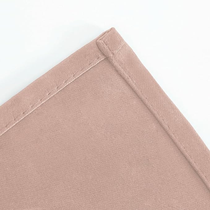 LEMOMO Blush Thermal Blackout Curtains/52 x 72 Inch/Set of 2 Panels Room