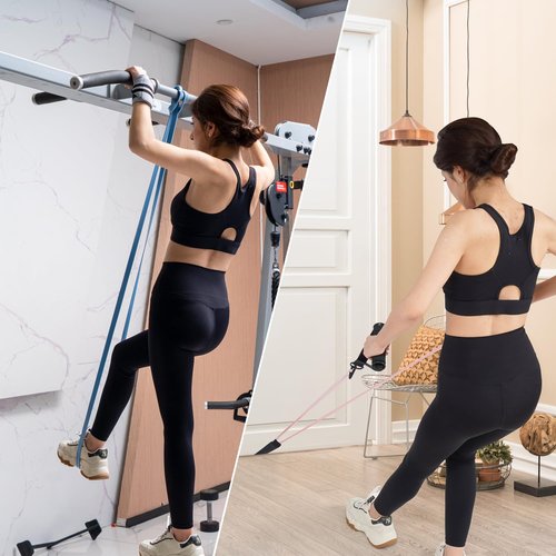 Resistance Bands with Handles, Pull Up Bands, Resistance Bands, Pull Up Assistance Bands, Exercise Workout Bands for Working Out, Body Stretching, Physical Therapy, Muscle Training (10-90LBS)