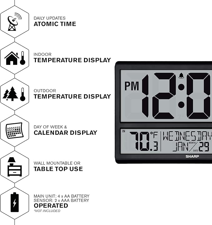 Sharp Atomic Clock