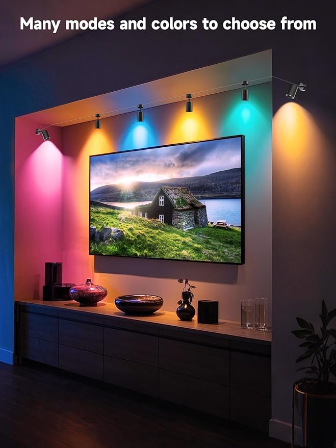 Tyute LED Spot Lights Indoor, RGB Color Changing Uplighting