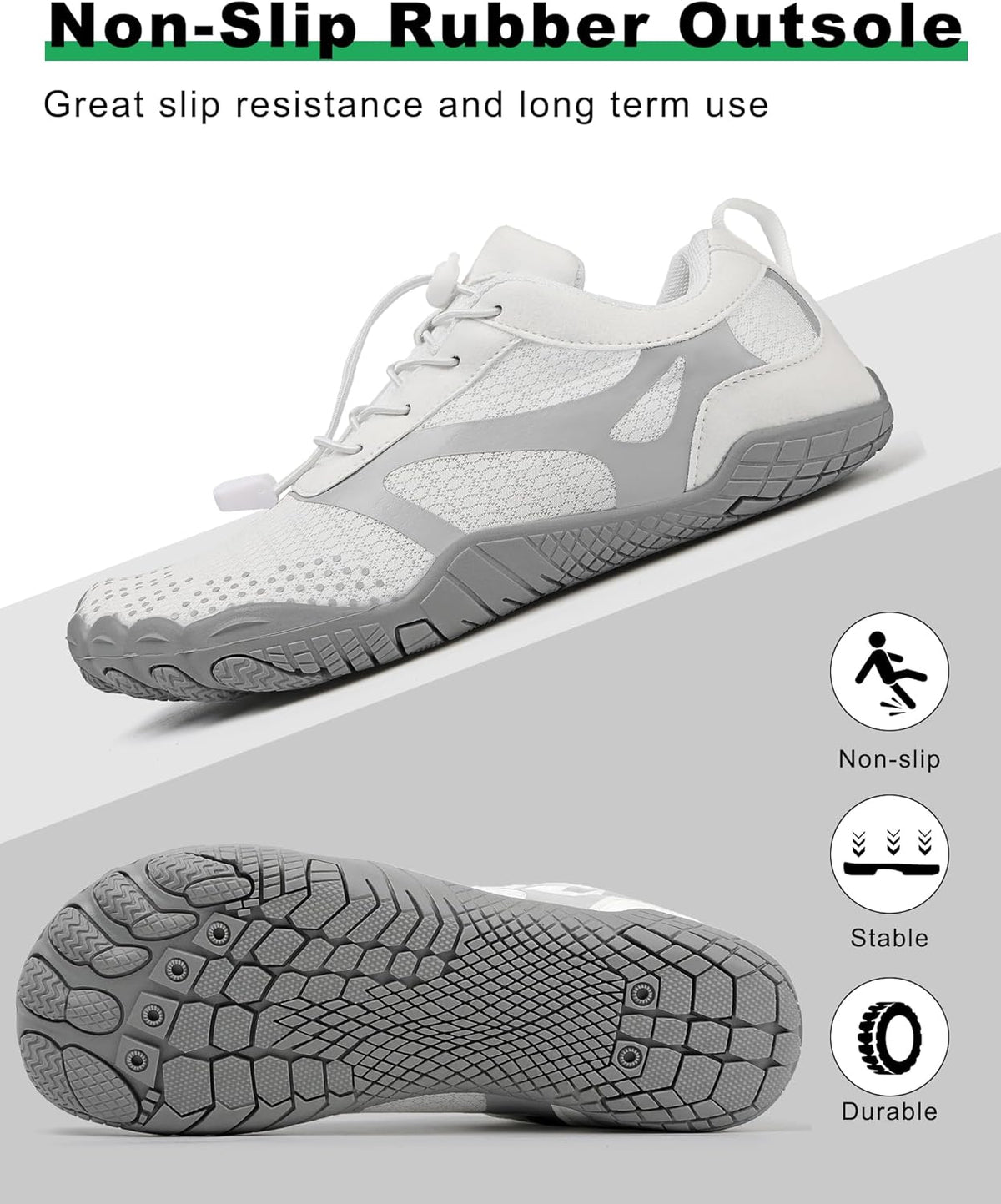 Todaysunny Barefoot Shoes - Minimalist Cross Training Sneakers for Men & Women | Wide Toe Box, Zero Drop