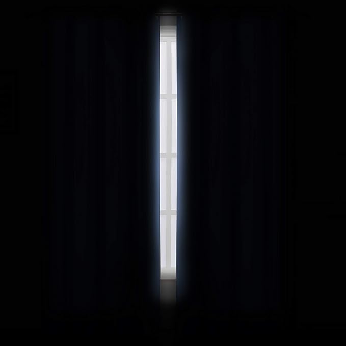 LEMOMO Sky Blue Thermal Blackout Curtains/38 x 63 Inch/Set of 2 Panels Room