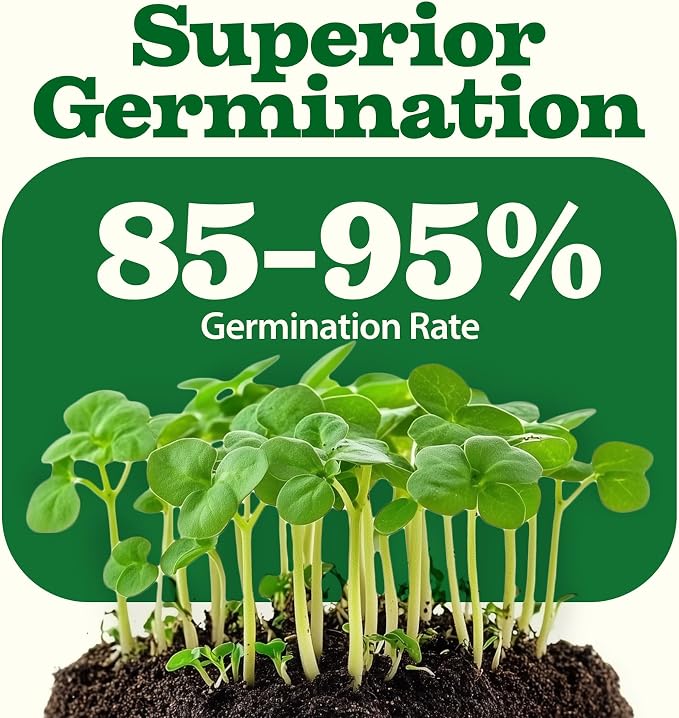 HOME GROWN 55 Variety Survival Seed Vault 28,000+ Heirloom Non-GMO Vegetable Seeds for Planting, High Germination, Emergency Food Supply,Year-Round Garden Starter Kit,Gift for Gardeners