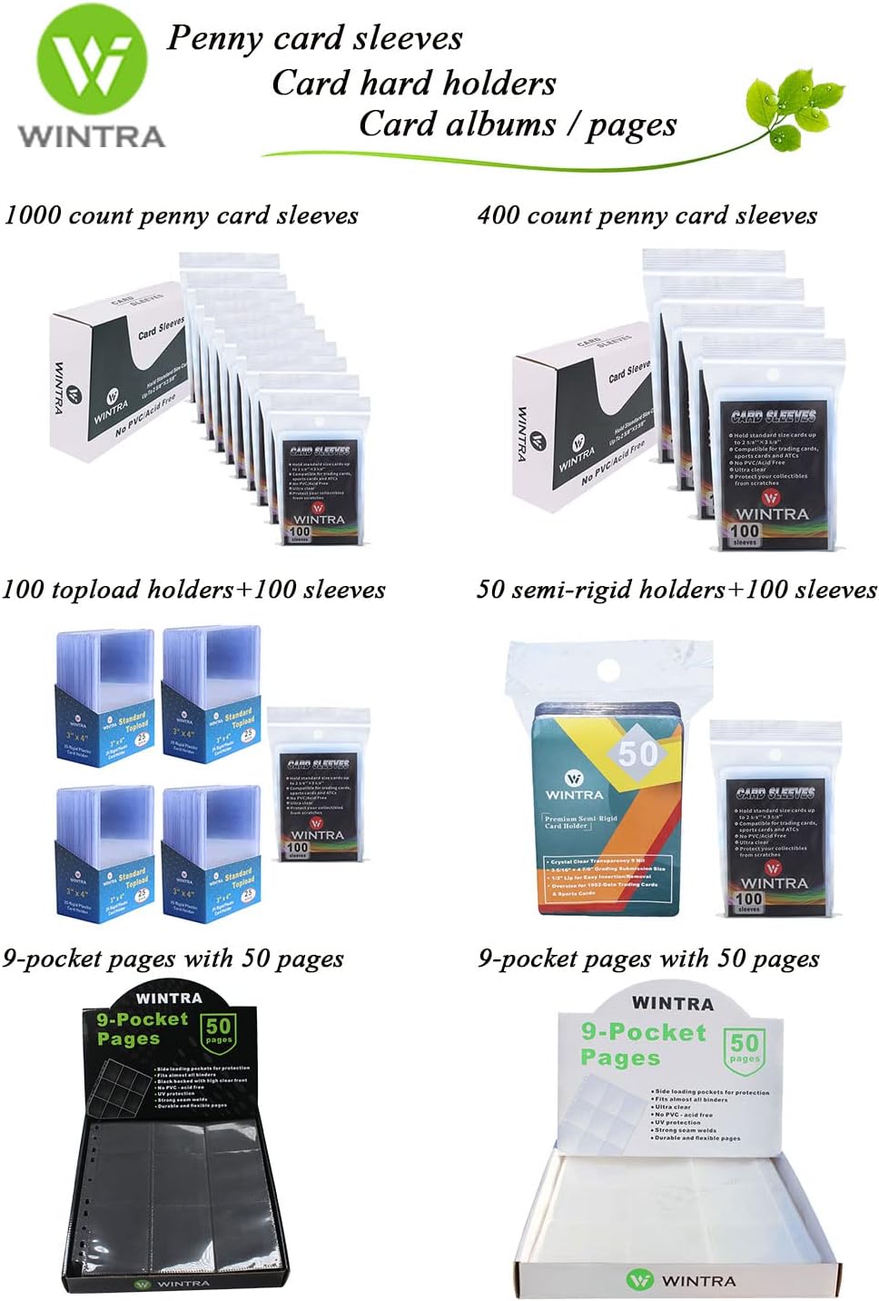 Premium 360 Pockets Black Zippered Playing Card Binder - Sturdy 9 Pocket Holder with 20 Sleeves
