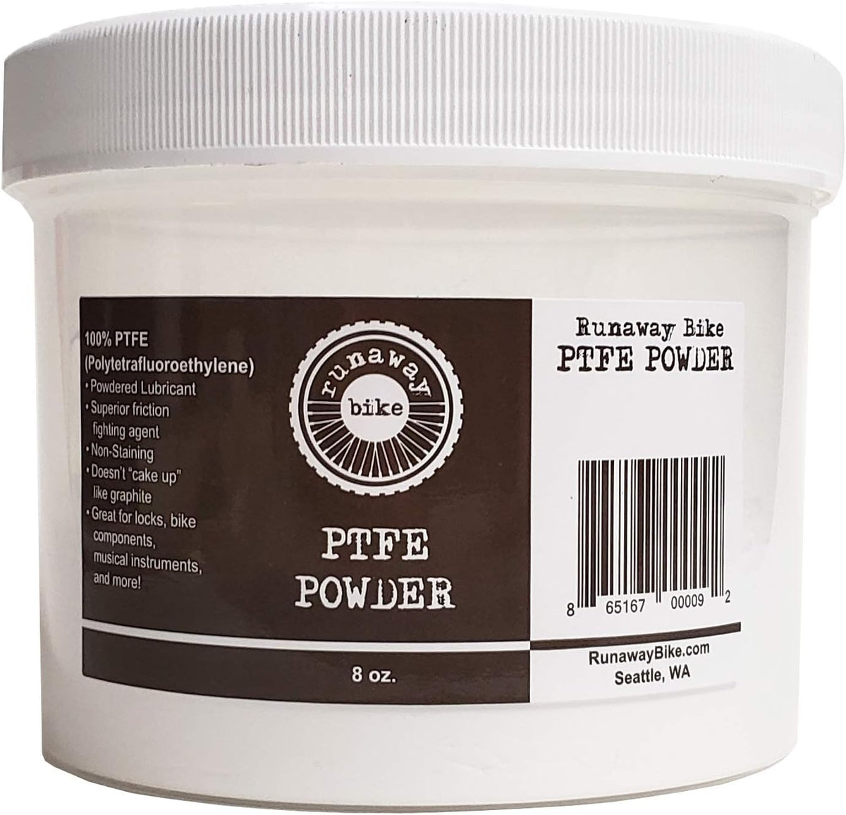 Teflon PTFE Powder with Applicator Brush - 1.5 oz Bottle for Smooth Coating